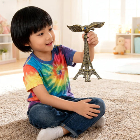 Hella Impressive Balancing Eagle Sculpture Desk Flex For Home Office Tabletop Shelf Decor Solid Wooden Base Centerpiece Adding Serious Visual Vibes To Any Living Area Or Workspace Today