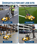 Heavy Duty Adjustable Line Striping Machine For Lawns, Parking Lots And Sports Fields marking roads and fields