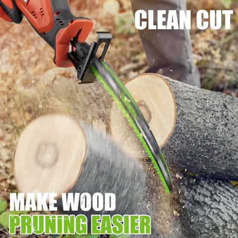 9.5 Inch Arc Curved Reciprocating Saw Blades Set With Storage Box For Tree Trimming And Wood Pruning cutting wood log
