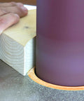 Powerful 3.5 Amp Oscillating Spindle Sander with 58 OPM at 2000 RPM smoothing wood edge