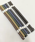 Various colored sageo cords for samurai swords; includes White Silk Cotton Ito Sageo Rope For Samurai Sword Tsuka Wrapping DIY Handle And Saya Decor Cord 280 Cm Pro Grade Synthetic Silk Cord No Sword Handle Or Saya Included