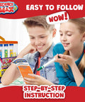 Children using Lab In A Bag Chemistry Kit For Kids 15 Hands On Experiments Reusable Test Tubes At Home Science Lab Toy