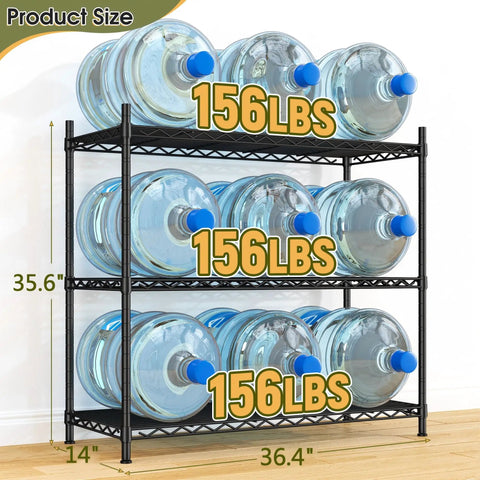 Hella Sturdy Three Tier Metal Shelving Rack Adjustable Heavy Duty Storage Unit Holds 468 Pounds Keep Your Spot Tidy Smart Organizer For Kitchen Pantry Laundry Garage Compact Corner