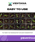 Hydroponic Seed Starter Plugs 50 Pack For Quick Rooting And Growth, Plant Seedlings Clones And Cuttings In Organic Soil Mix, Fits Standard Seed Tray For Easy Plant Starts