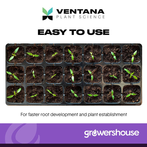 Hydroponic Seed Starter Plugs 50 Pack For Quick Rooting And Growth, Plant Seedlings Clones And Cuttings In Organic Soil Mix, Fits Standard Seed Tray For Easy Plant Starts