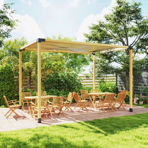 DIY Pergola Bracket Kit For 4x4 Posts Heavy Duty 3 Way Corner Brackets And Post Base Brackets Powder Coated Metal Includes 8 Brackets And Screws For Easy Patio Garden Pergola Setup