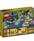 Box of Batman Movie Scarecrow Fearful Face Off 70913 Building Kit with two minifigures, gyro copter, and power plant mini build