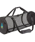 SCUBASak Collapsible Mesh Duffle Bag With Exterior Waterproof Pocket For Dive Gear And Travel, Lightweight 1.85 Lb, side view