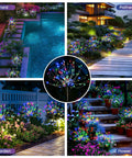 Garden Decor Solar String Lights Outdoor 120 LED Colorful Fairy Lights Waterproof For Yard Patio Porch Flower Pots Pathway Eco Friendly Self Charging Auto On At Dusk 2 Pack
