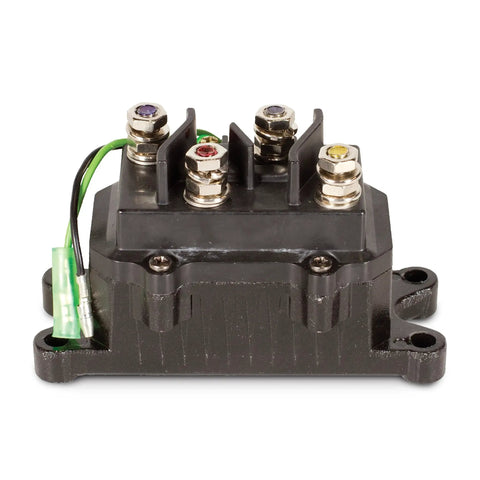 Wireless Winch Remote Kit For 5000 Lb Or Less ATV UTV Winches Control From Up To 50 Feet Auto Off Contactor component close-up