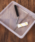 9 Inch Paint Tray Liners Pack Of 10 For Quick Color Swaps White Plastic Roller Tray Liners That Fit Standard Trays Crack Resistant