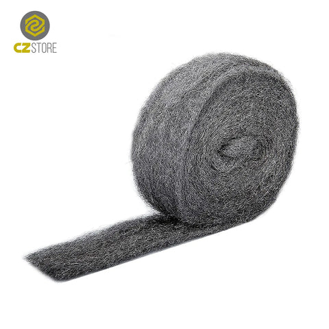 Stainless Steel Wool 13 Ft Grade 0000 Metal Wire Mesh roll for cleaning buffing polishing glass windows tiles wood and metal surfaces