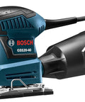GSS20-40 One Quarter Sheet Orbital Finishing Sander, palm sized, 2 Amp motor, 12,000 OPM, with dust collection port