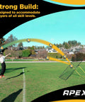 Volleyball Rebounder Net 7 By 4 Foot With Adjustable Angles For Pro Style Practice And Training Versatile Rebound Surface