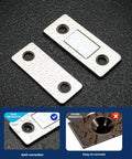 Ultra Thin Magnetic Cabinet Door Catch Set 12 Pack Stainless Steel Adhesive And Screw In Latch for anti-corrosion