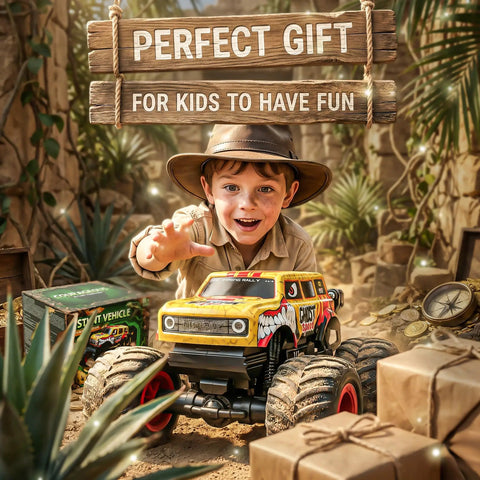 Remote Control Monster Truck With Dancing Spins Lights And Music 1 20 Scale RC Car For Boys Aged 4 To 10 Yellow Color Super Fun Birthday Gift For Kids Perfect Holiday Surprise