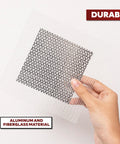 Heavy Duty Aluminum Drywall Patch Kit 12 Pack With Fiberglass Mesh Mess Free Self Adhesive Wall And Ceiling Hole Patches