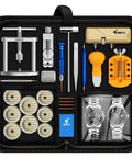 Pro Grade All In One Watch Repair Kit With Press Tool For Battery Swap And Strap Sizing, Case Opener And Closer, Link Remover, 2024 Upgraded Rotary Opener