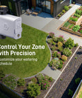 Smart Hose Timer With Wi Fi Hub For Lawn And Garden, App Controlled Outdoor Irrigation System, One Outlet, garden view