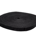 50 Ft Hook And Loop Cable Tie Roll For Cut To Size Reusable Ties Black Bulk Tape For Industrial Wiring And Adjustable Fabric Wraps