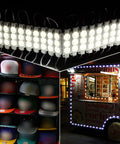 Ultra Bright 60ft LED Light Kit With Pure White 5630 Modules Three 20ft Runs Plus Splitter Cable UL Listed 12V AC Power Supply