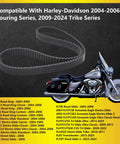 Beefy Ride-Ready Drive Belt Replacement 139T 1 1/8 Inch Wide For Harley Touring And Trike Bikes 2004-2024 OEM-Equivalent