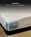 Close-up of the Solid Jump Proof Small Pet Cage Top Cover Mesh Canopy For Guinea Pigs And Rabbits 48 By 24 Inch with breathable netting.