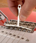 Complete Guitar Setup Kit With 3 Piece Luthier Tools For Precision Intonation, Action Adjustment, Nut And Saddle Work, And Quick Setup Dialing In Playability And Tone For Any Style used on electric bridge
