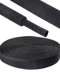 2 In 1 Heat Shrink Braided Sleeving Fabric Tubing For Irregular Shape Hoses And Cables, half inch 12mm ID, 14 feet long