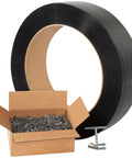 Jumbo General Purpose Poly Strapping Kit With Tensioner And Cutter Portable Self Contained Warehouse Strapping Set for pallet security