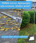 Under Vehicle Inspection Mirror With Three Quarter Inch Extendable Threaded Poles Beefy Build For Large Under Car Search