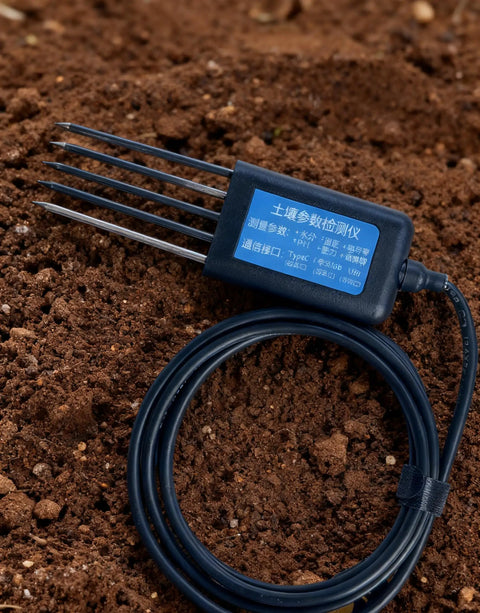 8 In 1 Soil Tester For NPK PH Moisture EC Conductivity And Fertility, High Accuracy Digital Soil Meter For Garden, Lawn, And Indoor Plants, Easy On The Go Soil Analysis Without Batteries, Quick Growth Boost in soil