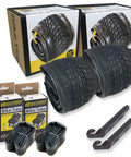 20 Inch Bike Tire Replacement Kit With Tools For Kids And BMX Bikes Fits 20x1.75 Tubes Tires Rims Front Or Rear Wheels
