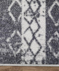 Close-up of Non Slip Stair Treads Set of 13 Blue Bohemian Distressed Peel and Stick Alfombras for Stairs 8x30 Inches texture