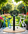 Sturdy Steel 25.4mm Bike Seat Post For Kids Bicycles Black Finish Fits 25.4mm Seat Tubes Kid Friendly Durable Rust Resistant