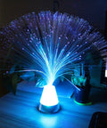 Remote Control Fiber Optic Party Lantern LED Table Centerpiece With Multicolor Changing Lights 16 Brightness Modes in blue light
