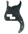 Precision Bass Pickguards For Electric Guitar Black Sparkle Easy Swap To Fresh Style Durable Shield Featuring Easy Install And 15 Styles To Choose From To Match Your Vibe, black sparkle 4-ply pickguard with screw holes