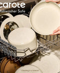 25 Piece Ceramic Cookware Set With Removable Handles, Nonstick Pots And Pans, Oven Safe And Induction Ready, PFAS And PFOA Free