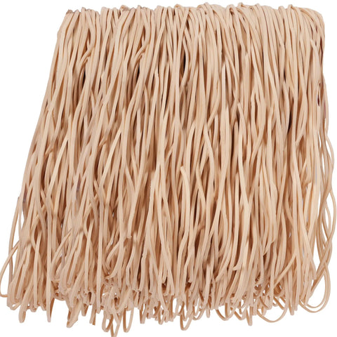 18 Cm Long Balloon Arch Rubber Bands 7 Inch 220 Pcs strong durable elastic bands in beige, stacked view