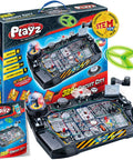 Advanced Electrical Circuit Board Kit For Kids With 328 STEM Projects on display with box and guide, ages 8-13.