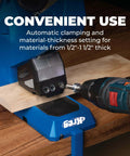 Pocket-Hole Jig 720 For Fast, Strong Wood Joints With Easy Clamping And Precise Adjustment for materials 0.5 to 1.5 inches thick in use