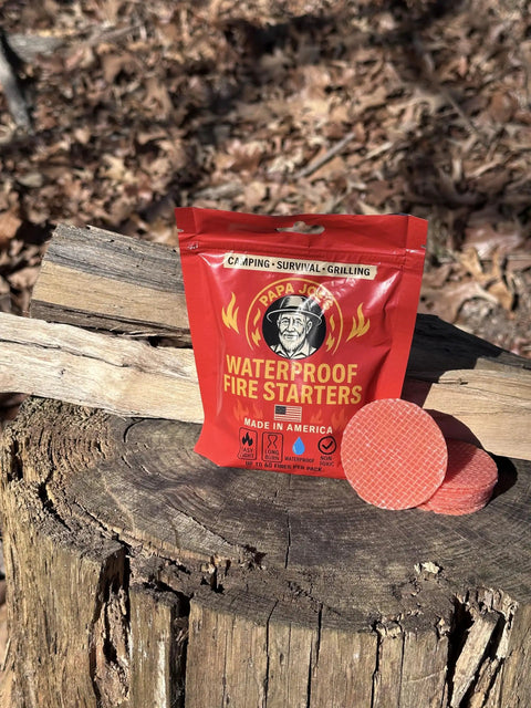 Waterproof Fire Starter Discs Set For Outdoorsy Folks Up To 60 Fires With 8 To 10 Minute Burns And Instant Light For Fire Pits Grills