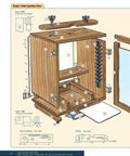 Jigs and Fixtures for the Table Saw and Router: 26 Innovative Designs to Maximize Your Tools, Speed Up Projects, and Level Up Your Woodworking Game for Pro Grade Results. Exploded router table jig plan with wood parts and dimensions