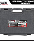 43-Piece Harmonic Balancer Puller Kit With Heavy-Duty 4-Way Slotted Yoke case