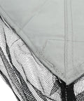 Corner stitching of Heavy Duty 10x12 Replacement Outdoor Gazebo Canopy Top with UV protection, air ventilation, mosquito netting