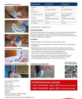 Installation guide for FlexWrap NF Self-Adhered Flashing Roll, includes step-by-step visuals for different substrates and corners.