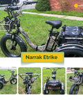 Fat Tire Electric Tricycle For Adults Foldable Three Wheel E Trike With Removable Battery And Large Basket 750W Motor