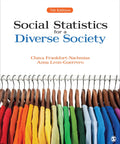 Diverse Society Focused Social Statistics Textbook Seventh Edition cover with colorful shirts on a rack