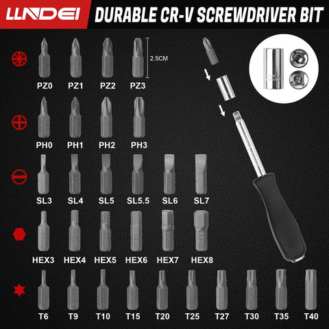 1/4 Inch Drive Socket Set With Ratchet Wrench Metric 4-14mm Sockets 57 Plus 1 Piece All In One Magnetic Pickup Tool Extensions 30 Bit Set