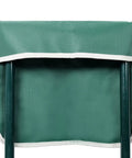 Foldable Garden Kneeler And Seat With Thick Pad Workhorse Heavy Duty Portable Gardening Stool tool pouch in green fabric